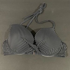 Shade and shore striped bikini top- 34C